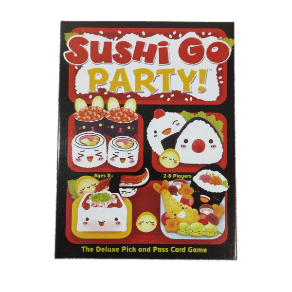 Sushi Go Party! – Pick-and-Pass Card Drafting Game for 2–8 Players
