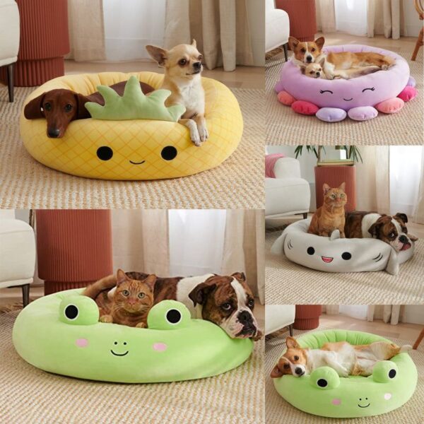 Cartoon Round Pet Nest