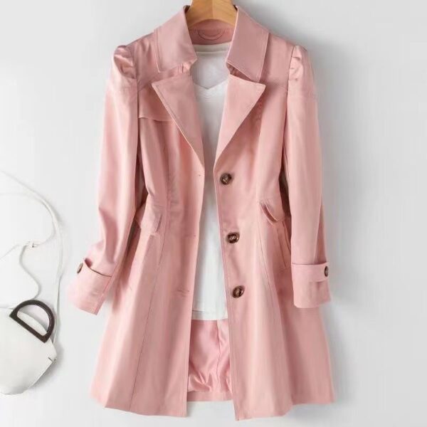 Slim-fit Slimming Mid-length Coat