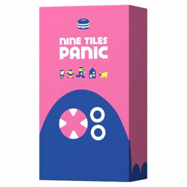 Nine Tiles Panic Board Game – Fast-Paced Puzzle Strategy Game for Families & Parties 