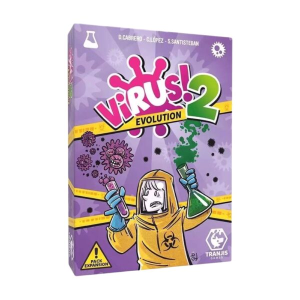 Virus Purple - Evolution Expansion Card Game | Strategic Family Game for 2-6 Players