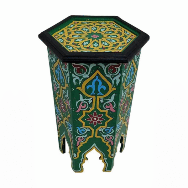 Hand-Painted Side Table